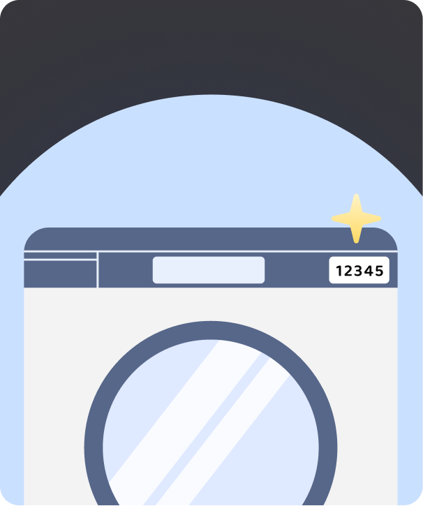 Set the washing machine and start the machine