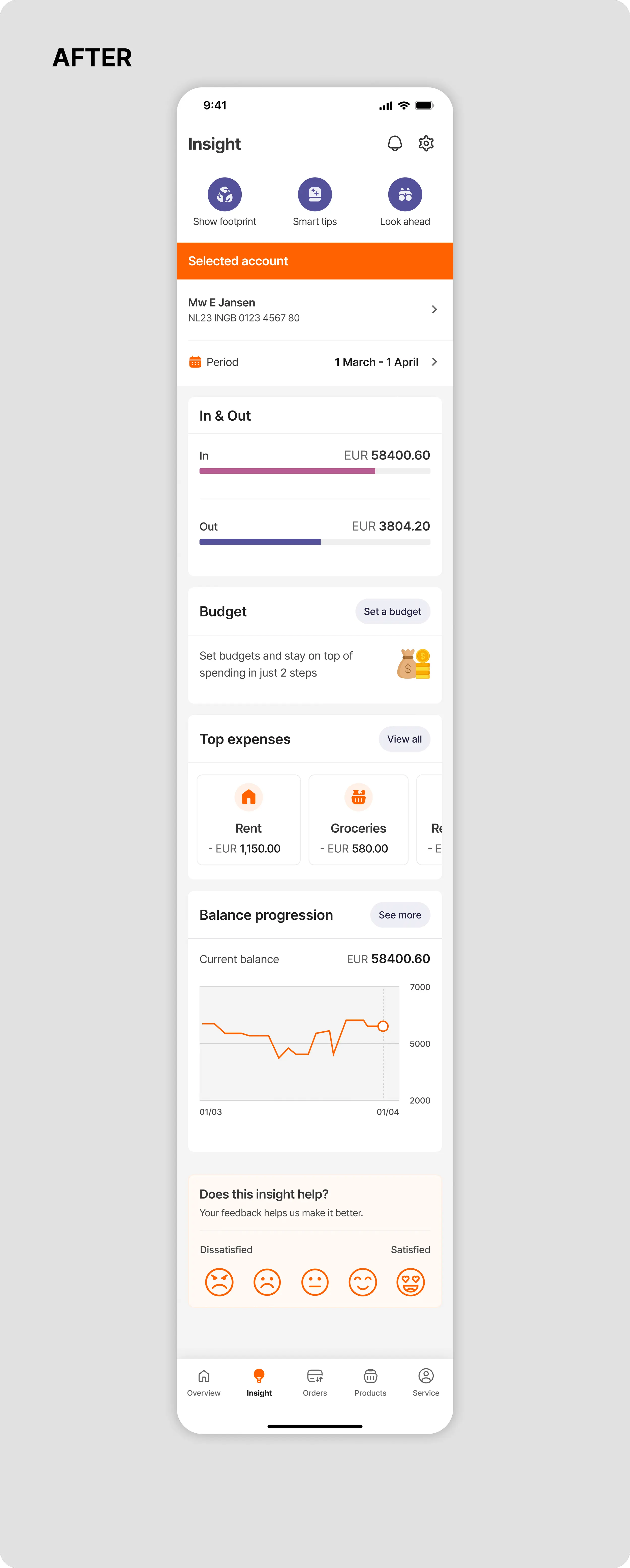 ING Insight after redesign