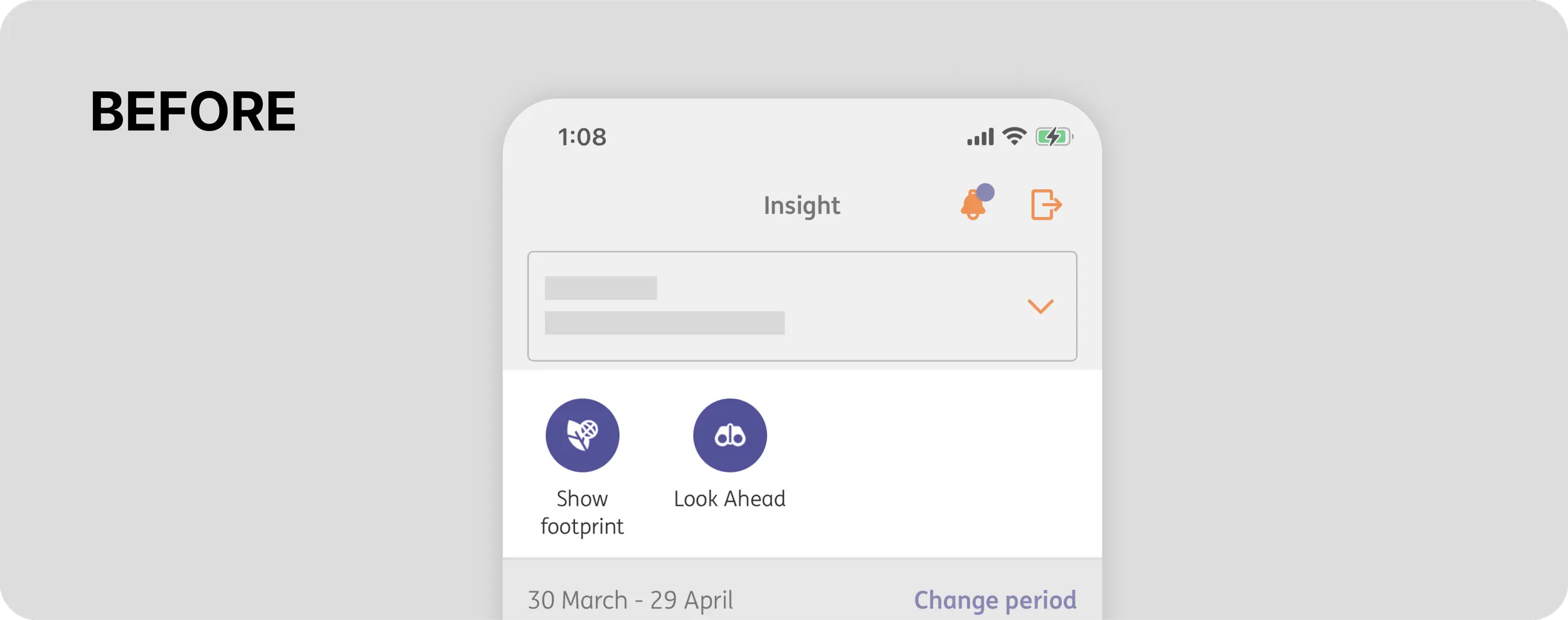 Original Insight quick-action buttons