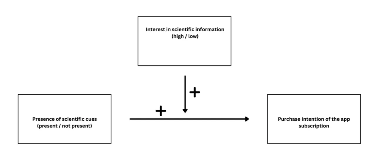 Diagram of the conversion problem for health app subscriptions